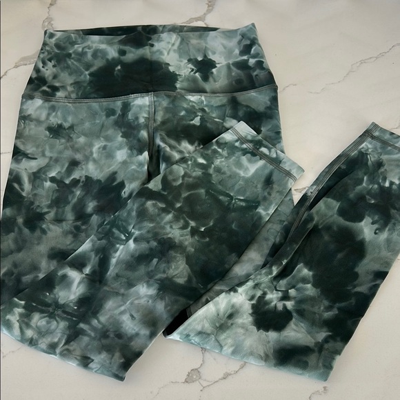 Lululemon Align High-Rise Leggings 25" Diamond Dye Starlight Smoked Spruce 6 - Picture 3 of 12